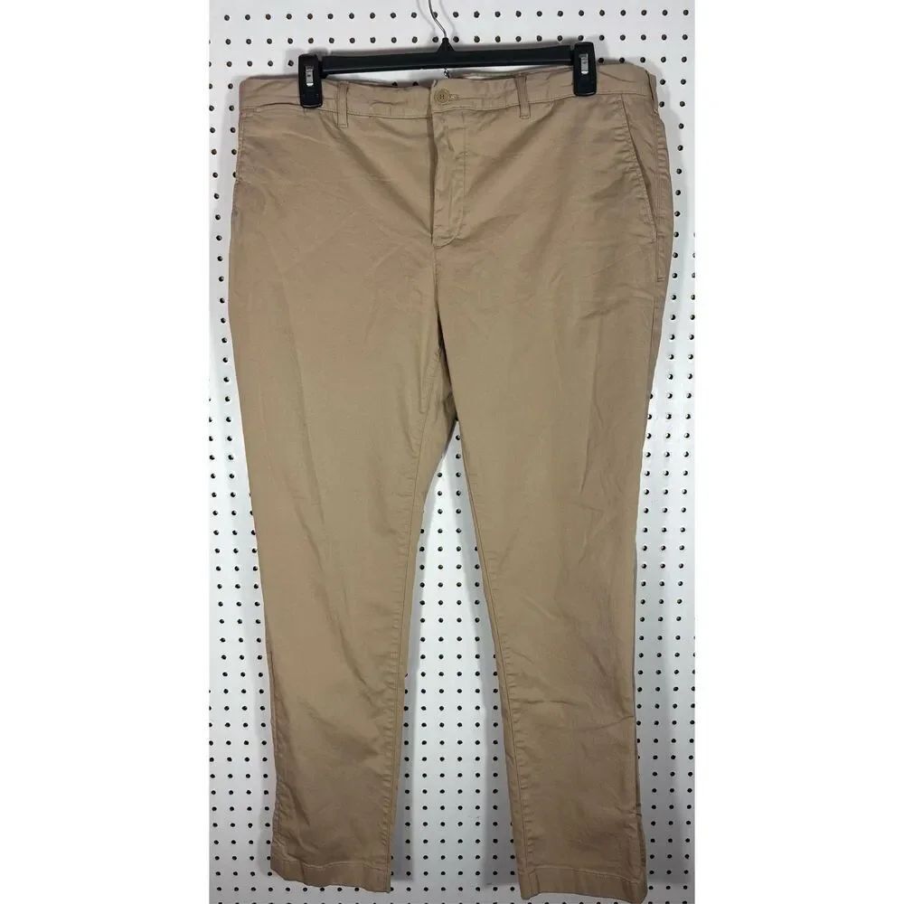 Lacoste khaki pants size 42 measures as size 40